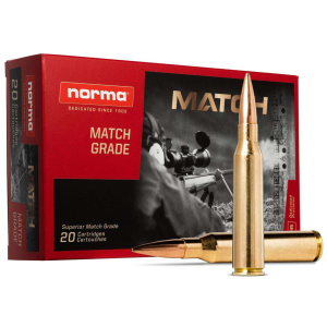Norma Ammunition 20185272 Dedicated Precision Golden Target Match 338NormaMag 300gr 20 Rounds
