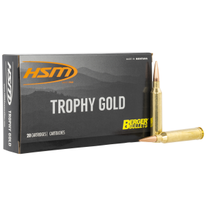 Hsm Hsm Trophy Gold 6.5x284 Norma Berger Hunting Vld 130 Grain 20 Rounds - $62.62 at Shooting Surplus