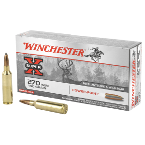 Winchester Winchester, Super-X, 270 Winchester Short Magnum, Power-point, 150 Grain, 20 Rounds - $59.79 at Shooting Surplus