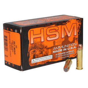 Hsm Hsm Pro Pistol 357 Magnum Jacketed Soft Point 158 Grain 50 Rounds - $48.81 at Shooting Surplus