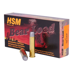 Hsm HSM Bear Load Ammunition 460 S&W Wide Flat Nose 325 gr. 20 rd. - $46.18 at Shooting Surplus