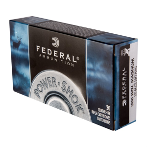 Federal Federal Power-Shok 300 Winchester Magnum Jacketed Soft Point 150 Grain 20 Rounds - $44.92 at Shooting Surplus