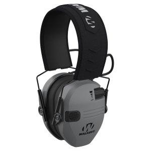 Walkers Game Ear Walker's Razor Compact Electronic 23dB Gray Earmuff - $40.54 at Shooting Surplus