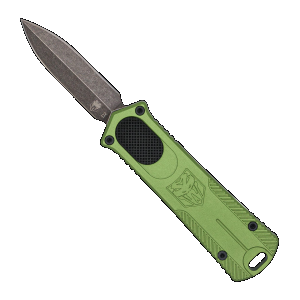 Cobra Tec Knives Llc CobraTec 952 Gen 2 2" Dagger OTF Knife OD Green - $38.58 at Shooting Surplus