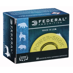 Federal Federal Power-Shok 357 Magnum Jacketed Hollow Point 180 Grain 20 Rounds - $32.40 at Shooting Surplus