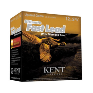 Kent Cartridge Kent Ultimate Fast Lead Upland Load 12 ga. 3 in. 1 3/4 oz. 5 Shot 25 rd. - $31.38 at Shooting Surplus