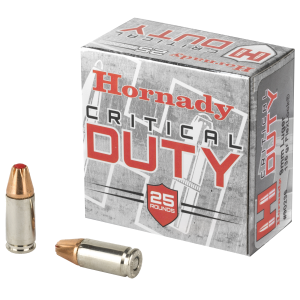 Hornady Hornady Critical Duty Pistol Ammo 9mm Luger 135 gr. FlexLock 25 rd. - $30.90 at Shooting Surplus