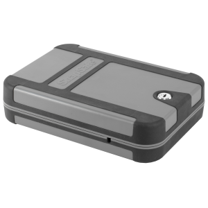 Snapsafe SnapSafe 75212 TrekLite Lock Box XL Key Entry Gray Polycarbonate Holds 1 Handgun - $28.06 at Shooting Surplus