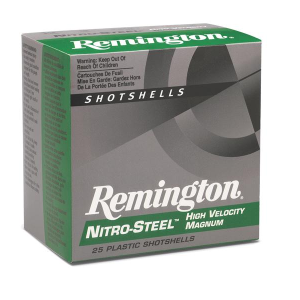 Remington Ammunition Remington Nitro-Steel 12 Gauge 1 1/4 Grain 2 Shot 25 Rounds - $27.78 at Shooting Surplus