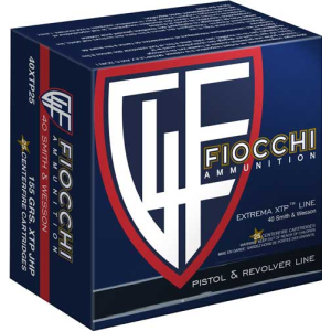 Fiocchi Fiocchi Hyperformance Defense Pistol Ammo 40 S&W 155 gr. XTPHP 25 rd. - $22.21 at Shooting Surplus