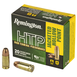 Remington Ammunition Remington HTP 9mm Luger Jacketed Hollow Point 147 Grain 20 Rounds - $20.82 at Shooting Surplus