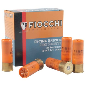Fiocchi Ammo Fiocchi High Velocity Loads 12 Gauge Four Shot One Quarter Ounce 25 Rounds - $19.09 at Shooting Surplus