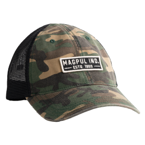 Magpul MAG1260-964 Established Garment Trucker Hat Woodland Camo Adjustable Snapback OSFA Embroidered Patch