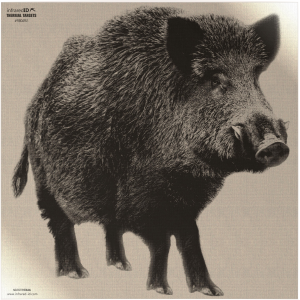 Reshet Graf Ltd Infrared-ID Boar Thermal Imaging Target - $15.88 at Shooting Surplus