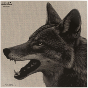 Infrared-ID Thermal Coyote Head Target