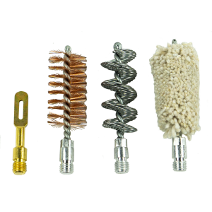 Kleenbore KleenBore 12GA-SET Shotgun Accessory Cleaning Set 12 Gauge Shotgun #8-32 Thread Cotton Mop/Bore Brush Bronze Bristles - $8.15 at Shooting Surplus
