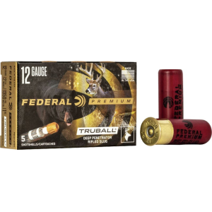 Federal Federal Premium Vital-Shok 12 Gauge TruBall Deep Penetrator Slug 1 Ounce 5 Rounds - $7.23 at Shooting Surplus