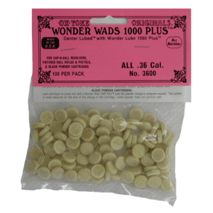 Modern Muzzleloader M-LOADER ORIGINAL WONDER WADS - 3600 - $6.90 at Shooting Surplus