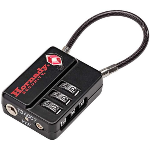 Hornady Mfg Hornady 96023 Flex Micro TSA Lock Open w/ Combination Black - $5.84 at Shooting Surplus