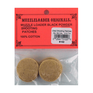 Modern Muzzleloader M-LOADER ORIGINAL OILED PATCH - $6.08 at Shooting Surplus