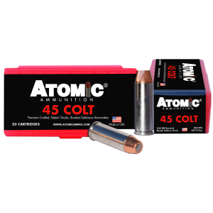 Atomic Atomic Ammunition 00444 Pistol Precision Craft 45Colt 250gr Bonded Match Hollow Point 50 Rounds - $55.86 at Shooting Surplus