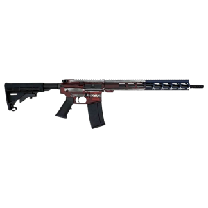 Great Lakes Great Lakes Firearms AR-15 223 Wylde 16" 30rd Battleworn American Flag Rifle - $689.79 at Shooting Surplus