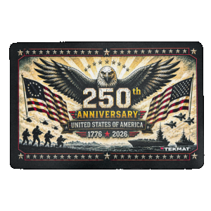 Beck Tek, Llc (Tekmat) TekMat 250th Anniversary 17" x 11" Gun Cleaning Mat - $9.37 at Shooting Surplus
