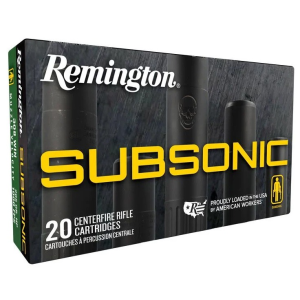 Remington Subsonic 308 Win 190gr BHP 20rd Box