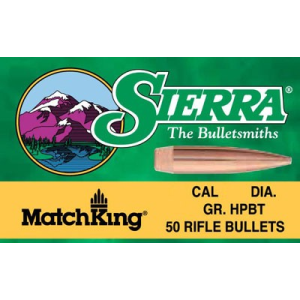 Sierra MatchKing Rifle Bullets .30 cal .308" 175 gr HPBT MATCH 100/ct