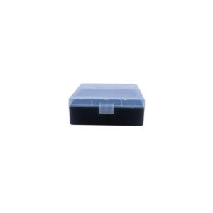 Berry's 15382 Ammo Box 38Special/357Mag Clear/Black Plastic 100rd