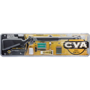 CVA Wolf V2 Muzzleloader 50 Cal 24 in. Black/Stainless w/accessories outfit