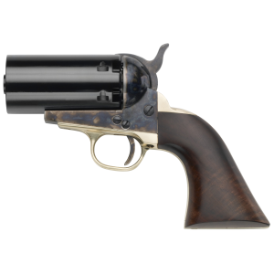 Pietta 1851 Navy Pepperbox Revolver 36 cal. No Barrel Case Hardened Walnut
