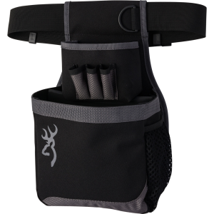 Browning 121062692 Flash Shell Pouch Gray Nylon 1 box Shotgun Belt Mount Adjustable