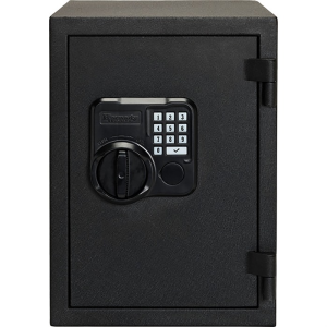 Hornady 95407 Fireproof Safe Keypad Key Entry Black Powder Coat Black Holds 2 Handguns Steel