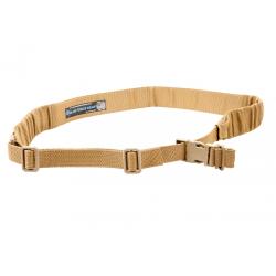 UDC Padded Bungee Single Point Sling-Coyote Brown-Strap Adapter