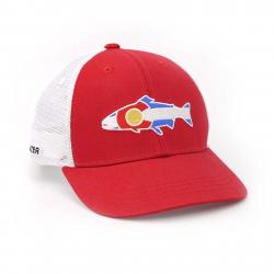 RepYourWater Colorado Flag Trout Low Mesh Back Hat