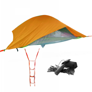 Tentsile Vista Tree Tent & Ladder with Free Camp Lights Orange