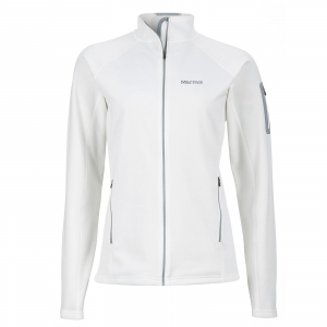 Marmot Women's Stretch Fleece Jacket Large Soft White