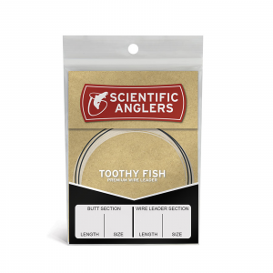 Scientific Anglers Toothy Fish Nickel Titanium Wire Fly Fishing Leaders 45 lbs.