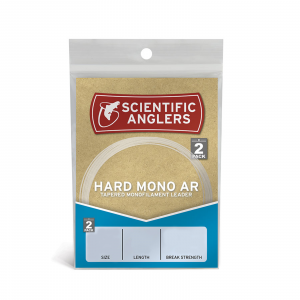 Scientific Anglers Hard Mono Abrasion Resistant Fly Fishing Leaders - 2 Pack