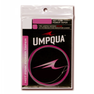 Umpqua Hot Pink Power Taper Hi-Vis Leaders 5X