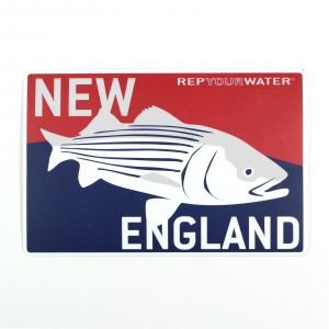 RepYourWater New England Striper Sticker