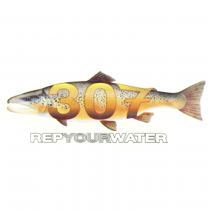 RepYourWater Wyoming 307 Trout Sticker