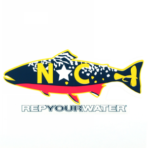 RepYourWater North Carolina Brookie Sticker