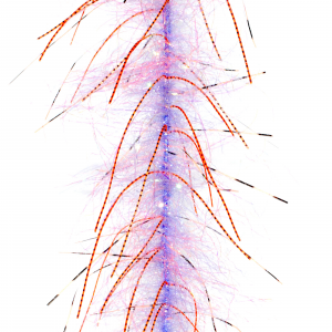 Fair Flies Anadromous Fly Tying Brushes Steely - Shrimp Pink/Lavender