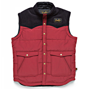Howler Brothers Rounder Vest  Small Oxblood/Black Corduroy