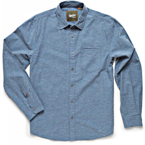 Howler Brothers Enfield Longsleeve Shirt Small: Palace Blue
