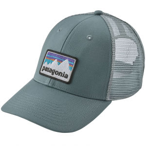 Patagonia Shop Sticker Patch LoPro Trucker Hat Shadow Blue