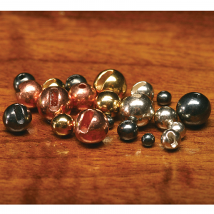 Hareline Slotted Tungsten Beads 1/16" Metallic Light Pink