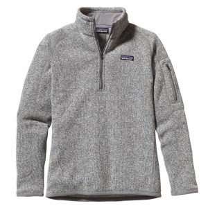 Patagonia Men's Better Sweater(R) 1/4-Zip Fleece Small Birch White
